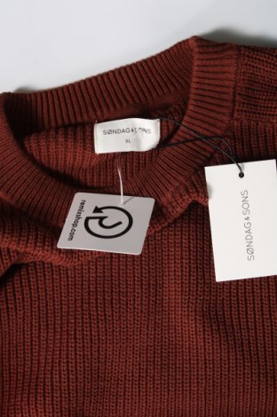 Мъжки пуловер Sondag & Sons, Размер XL, Цвят Кафяв, Цена 12,42 лв.