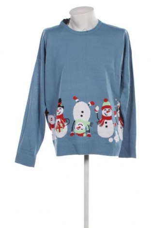 Ανδρικό πουλόβερ Threadbare, Μέγεθος M, Χρώμα Μπλέ, Τιμή 7,35 €