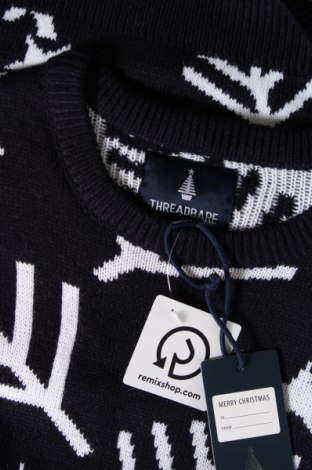 Мъжки пуловер Threadbare, Размер S, Цвят Черен, Цена 17,48 лв.