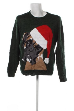 Ανδρικό πουλόβερ Tu, Μέγεθος XL, Χρώμα Πράσινο, Τιμή 5,38 €