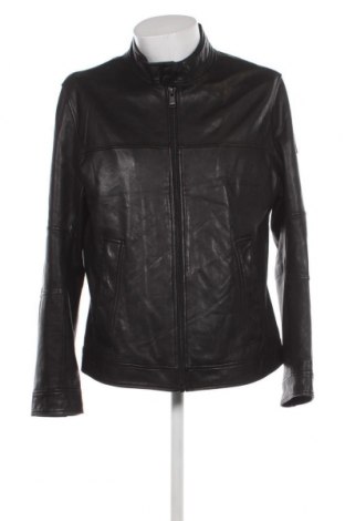 Ανδρικό δερμάτινο μπουφάν Hugo Boss, Μέγεθος XL, Χρώμα Μαύρο, Τιμή 505,36 €