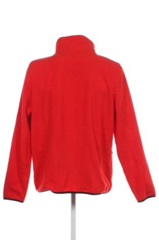 Ανδρική ζακέτα fleece Montego, Μέγεθος XXL, Χρώμα Κόκκινο, Τιμή 12,78 €