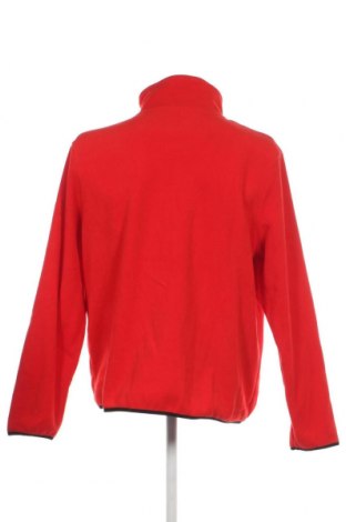 Ανδρική ζακέτα fleece Montego, Μέγεθος XXL, Χρώμα Κόκκινο, Τιμή 17,26 €