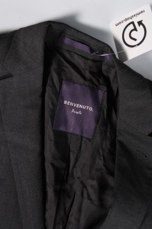 Ανδρικό σακάκι Benvenuto, Μέγεθος M, Χρώμα Γκρί, Τιμή 14,91 €