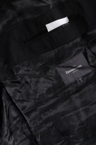 Ανδρικό σακάκι Dressmann, Μέγεθος XL, Χρώμα Μαύρο, Τιμή 5,32 €