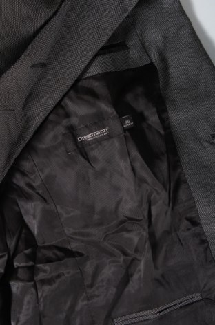 Ανδρικό σακάκι Dressmann, Μέγεθος S, Χρώμα Γκρί, Τιμή 5,59 €