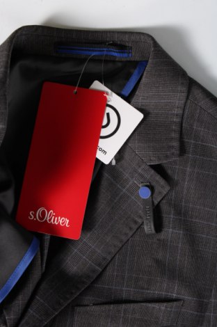 Ανδρικό σακάκι S.Oliver, Μέγεθος M, Χρώμα Γκρί, Τιμή 19,28 €