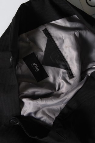 Ανδρικό σακάκι S.Oliver, Μέγεθος L, Χρώμα Μαύρο, Τιμή 6,65 €
