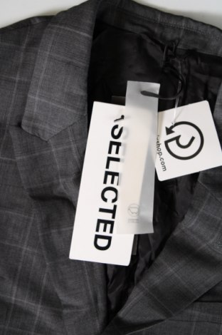 Ανδρικό σακάκι Selected, Μέγεθος S, Χρώμα Γκρί, Τιμή 124,23 €