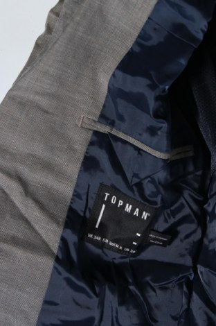 Ανδρικό σακάκι Topman, Μέγεθος L, Χρώμα Γκρί, Τιμή 4,52 €
