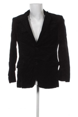 Мъжко сако Zara Man, Размер M, Цвят Черен, Цена 17,16 лв.