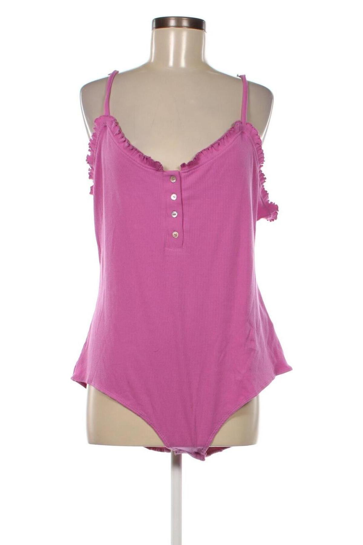 Damenbluse-Body Kiabi, Größe XL, Farbe Lila, Preis 3,03 €