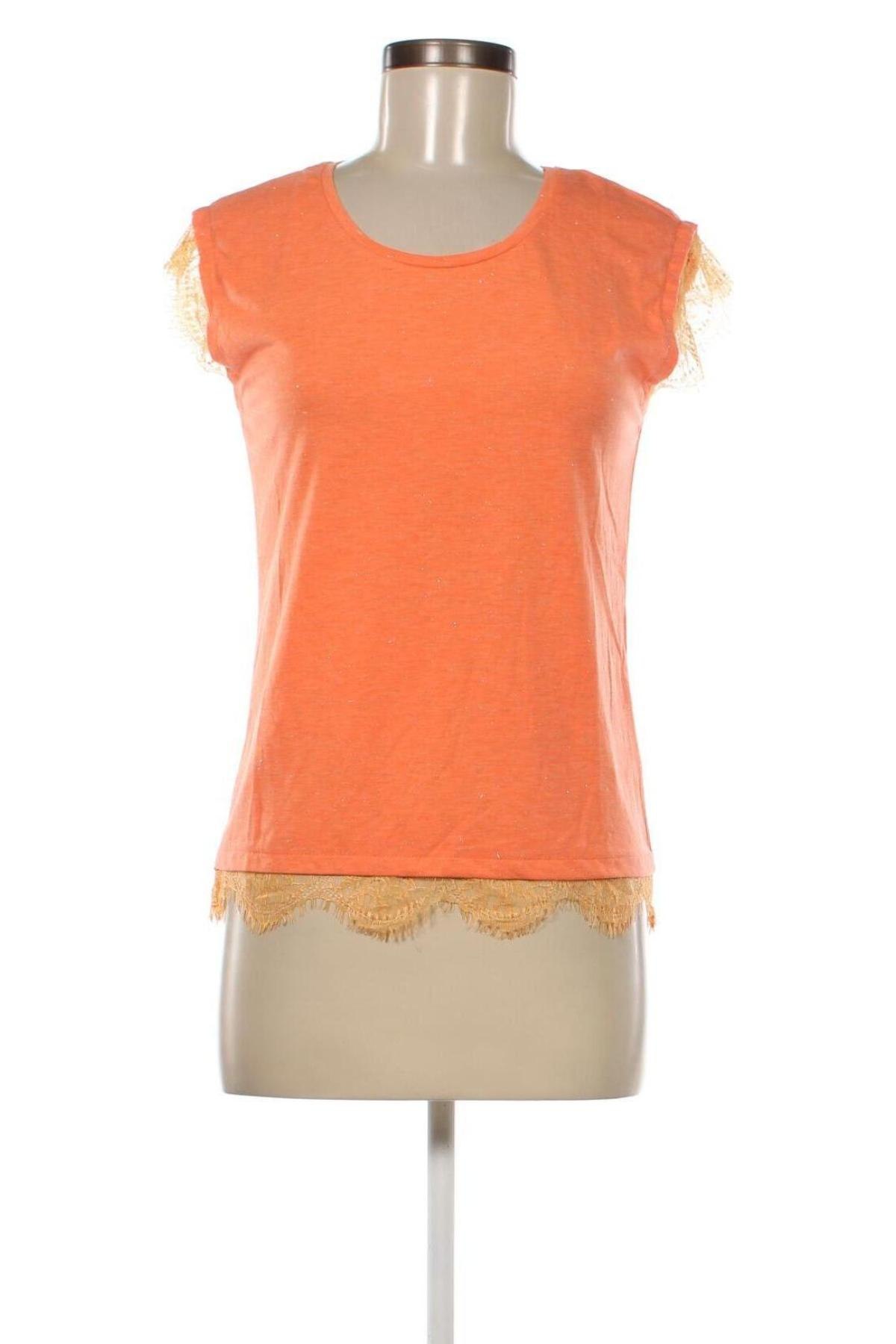 Γυναικεία μπλούζα Cache Cache, Μέγεθος S, Χρώμα Πορτοκαλί, Τιμή 5,43 €