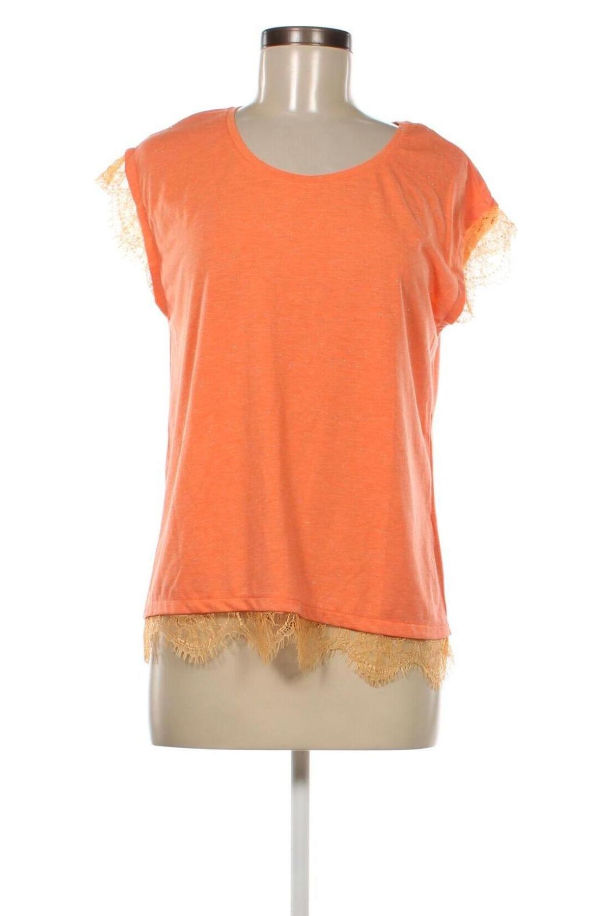 Дамска блуза Cache Cache, Размер L, Цвят Оранжев, Цена 9,92 лв.