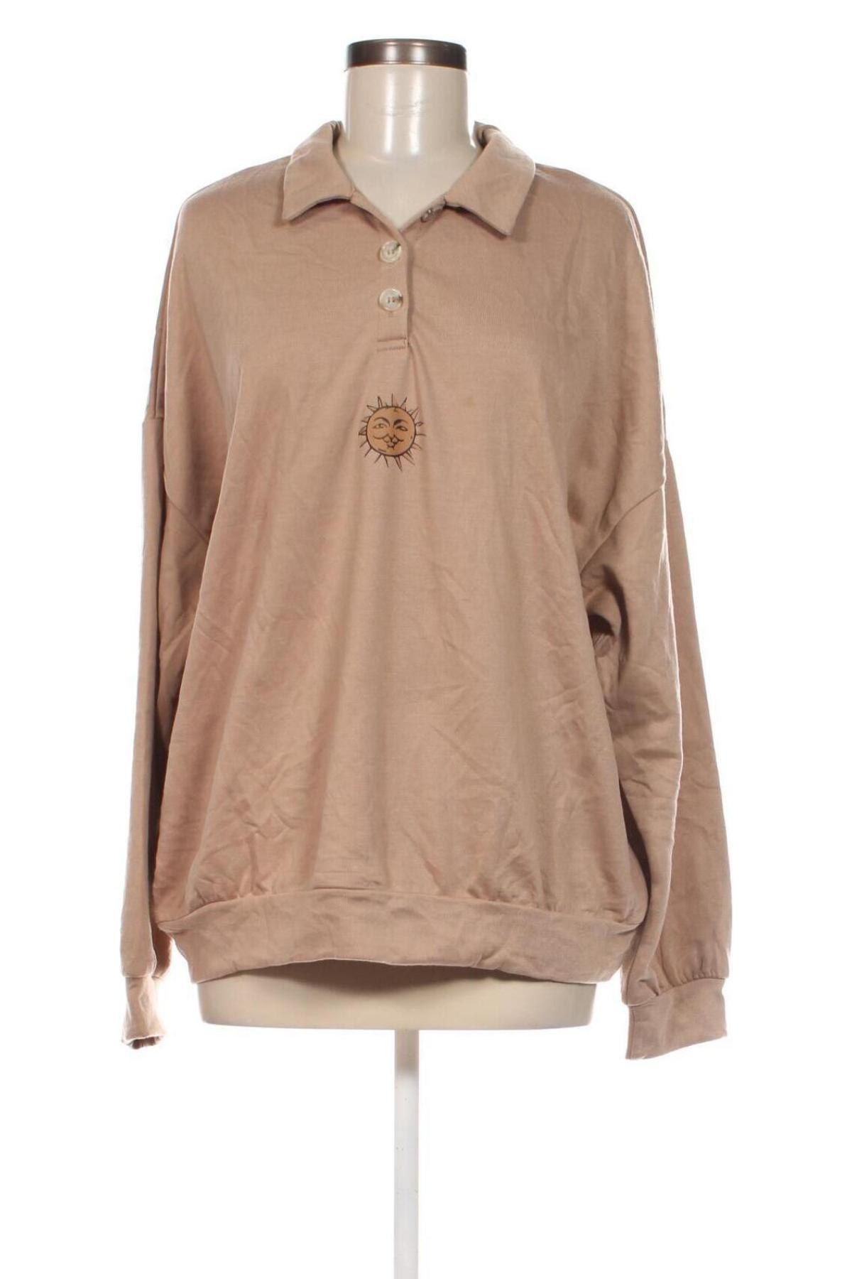 Дамска блуза DAZY, Размер XL, Цвят Кафяв, Цена 3,61 лв.