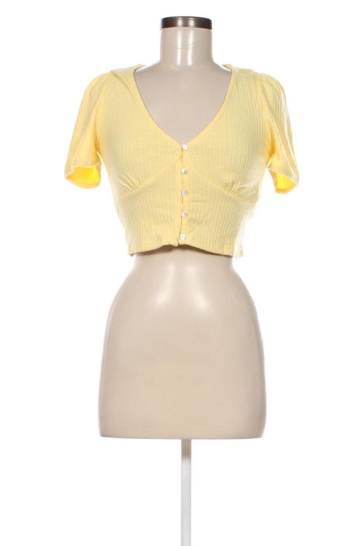 Дамска блуза Fb Sister, Размер S, Цвят Жълт, Цена 19,00 лв.