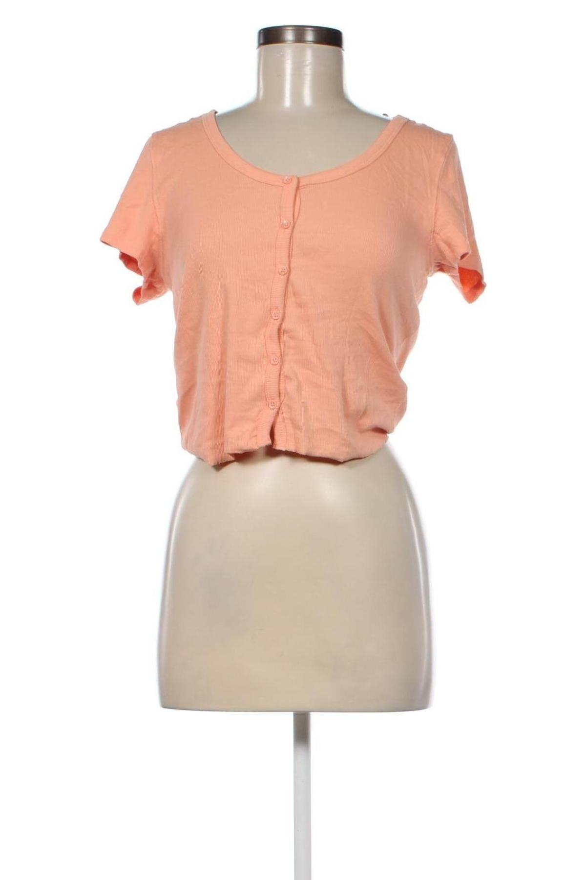 Γυναικεία μπλούζα Gina Tricot, Μέγεθος L, Χρώμα Πορτοκαλί, Τιμή 9,28 €
