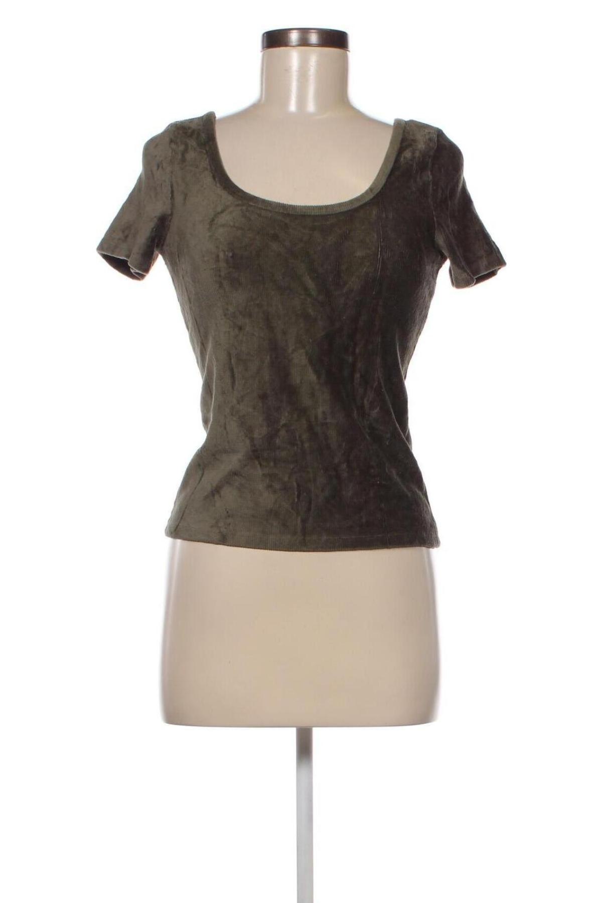 Γυναικεία μπλούζα Hollister, Μέγεθος L, Χρώμα Πράσινο, Τιμή 3,12 €