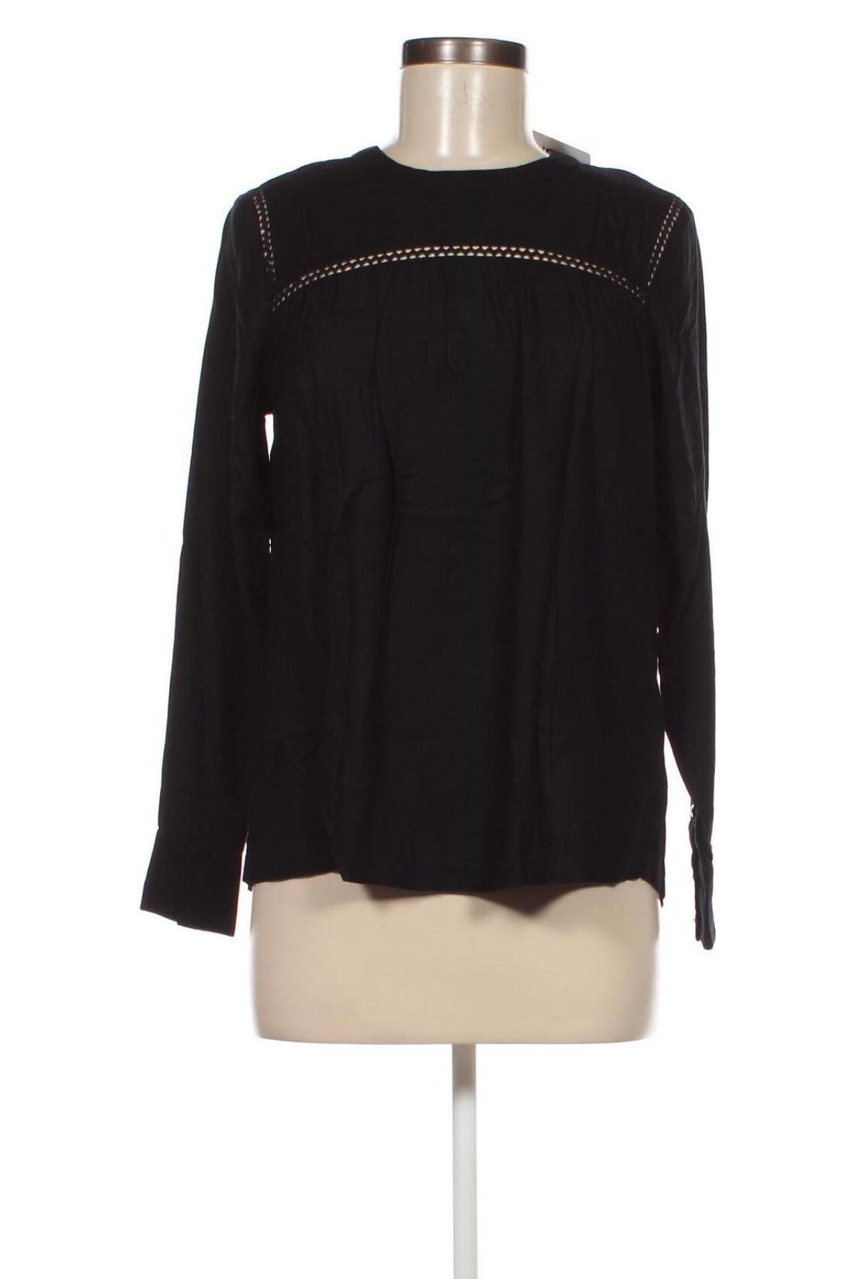 Γυναικεία μπλούζα Ichi, Μέγεθος XS, Χρώμα Μαύρο, Τιμή 5,20 €
