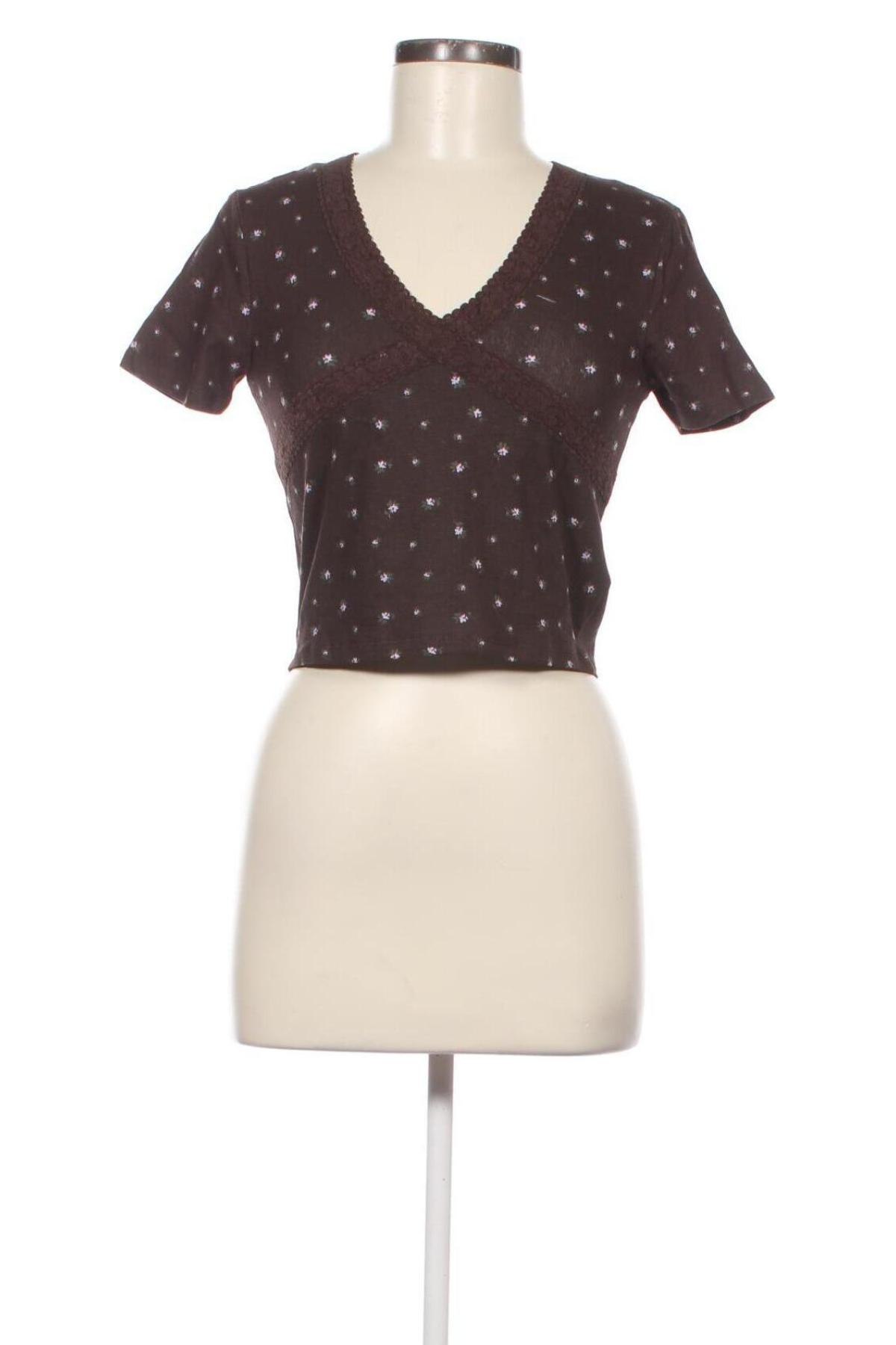 Γυναικεία μπλούζα Jennyfer, Μέγεθος M, Χρώμα Καφέ, Τιμή 5,11 €