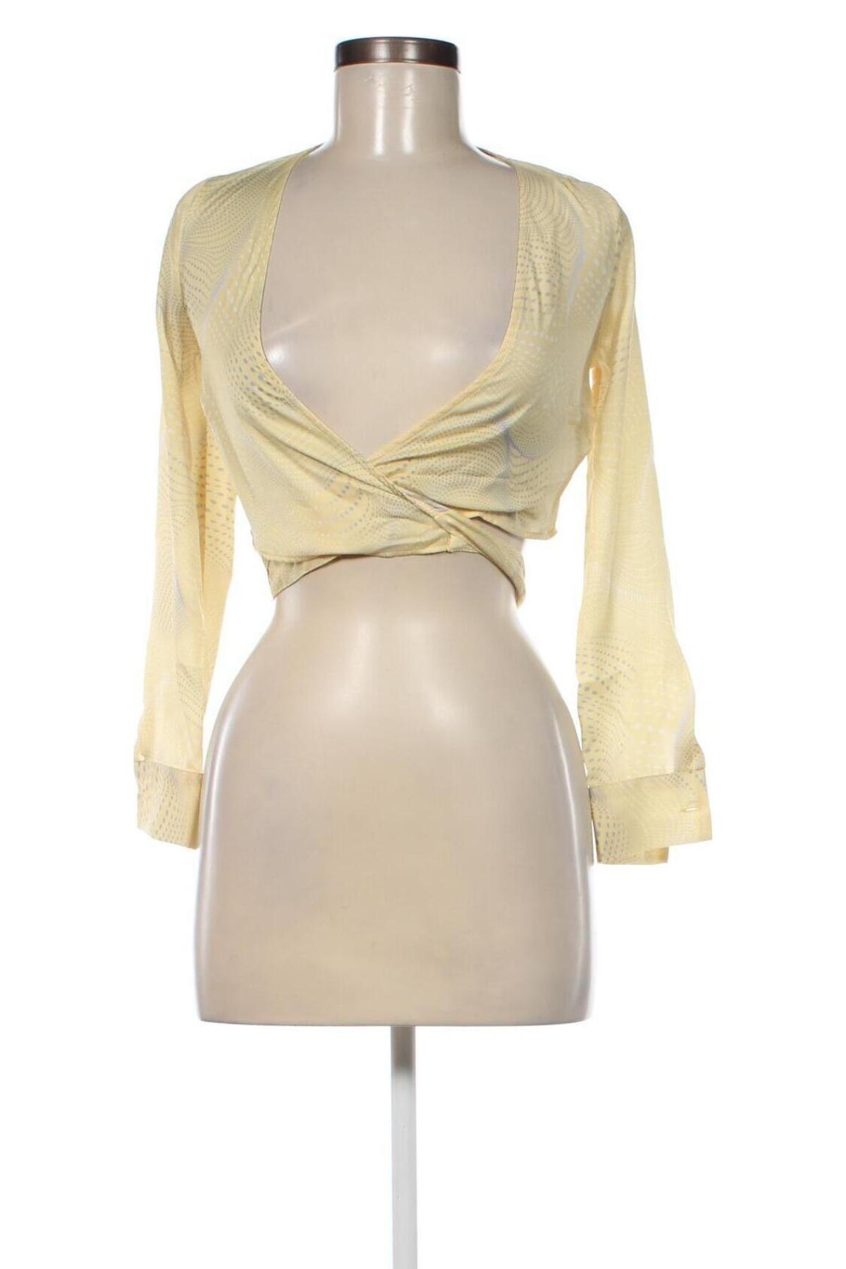 Γυναικεία μπλούζα Jennyfer, Μέγεθος XXS, Χρώμα Κίτρινο, Τιμή 3,52 €