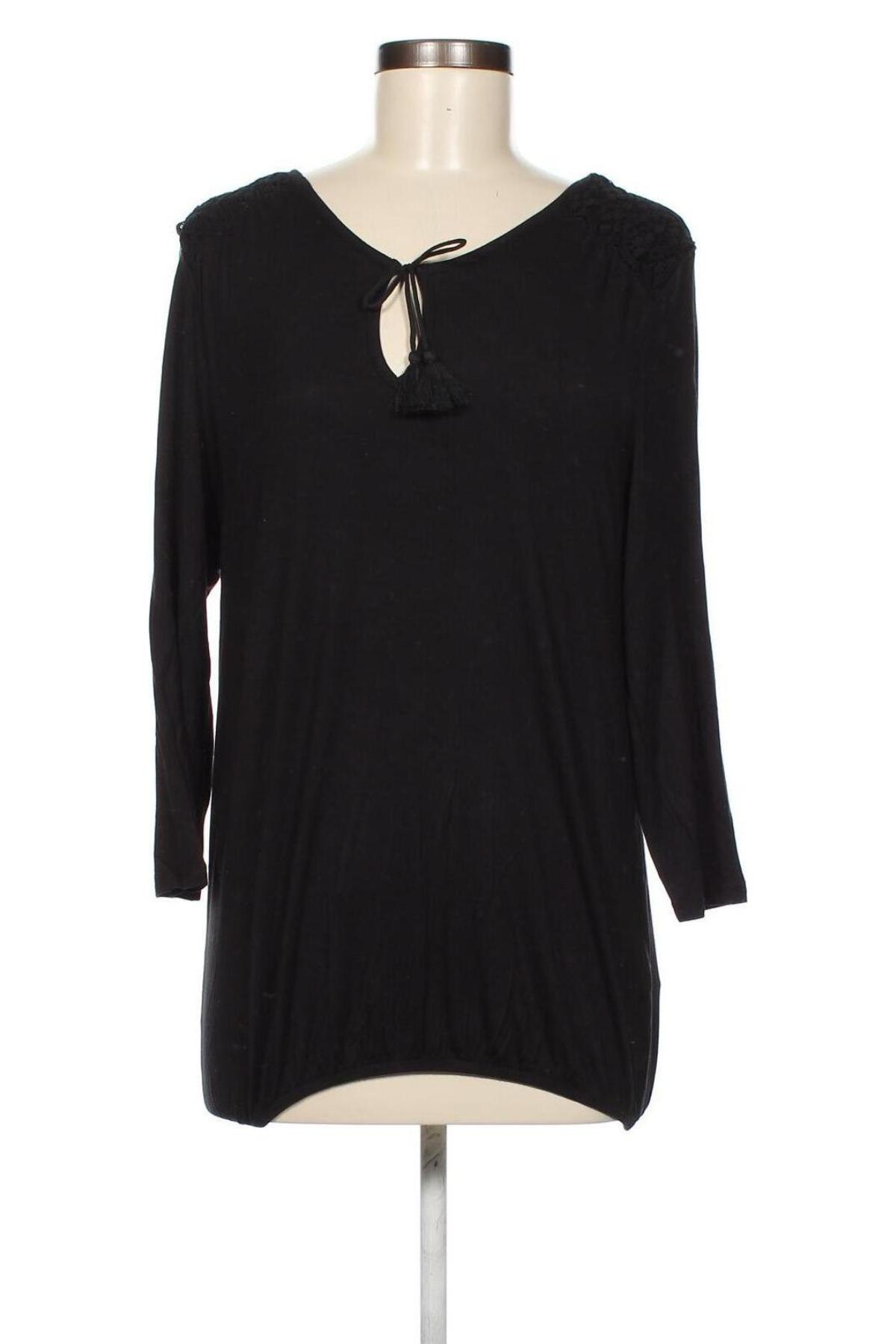 Γυναικεία μπλούζα Lascana, Μέγεθος S, Χρώμα Μαύρο, Τιμή 3,68 €