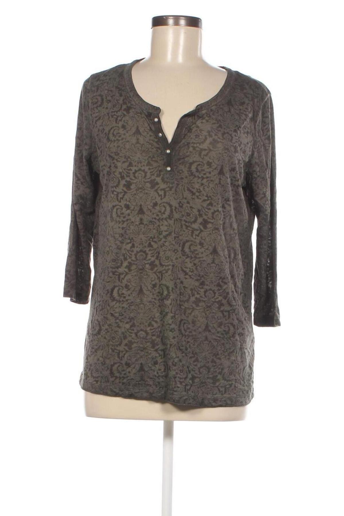 Дамска блуза Laura Torelli, Размер M, Цвят Зелен, Цена 4,18 лв.