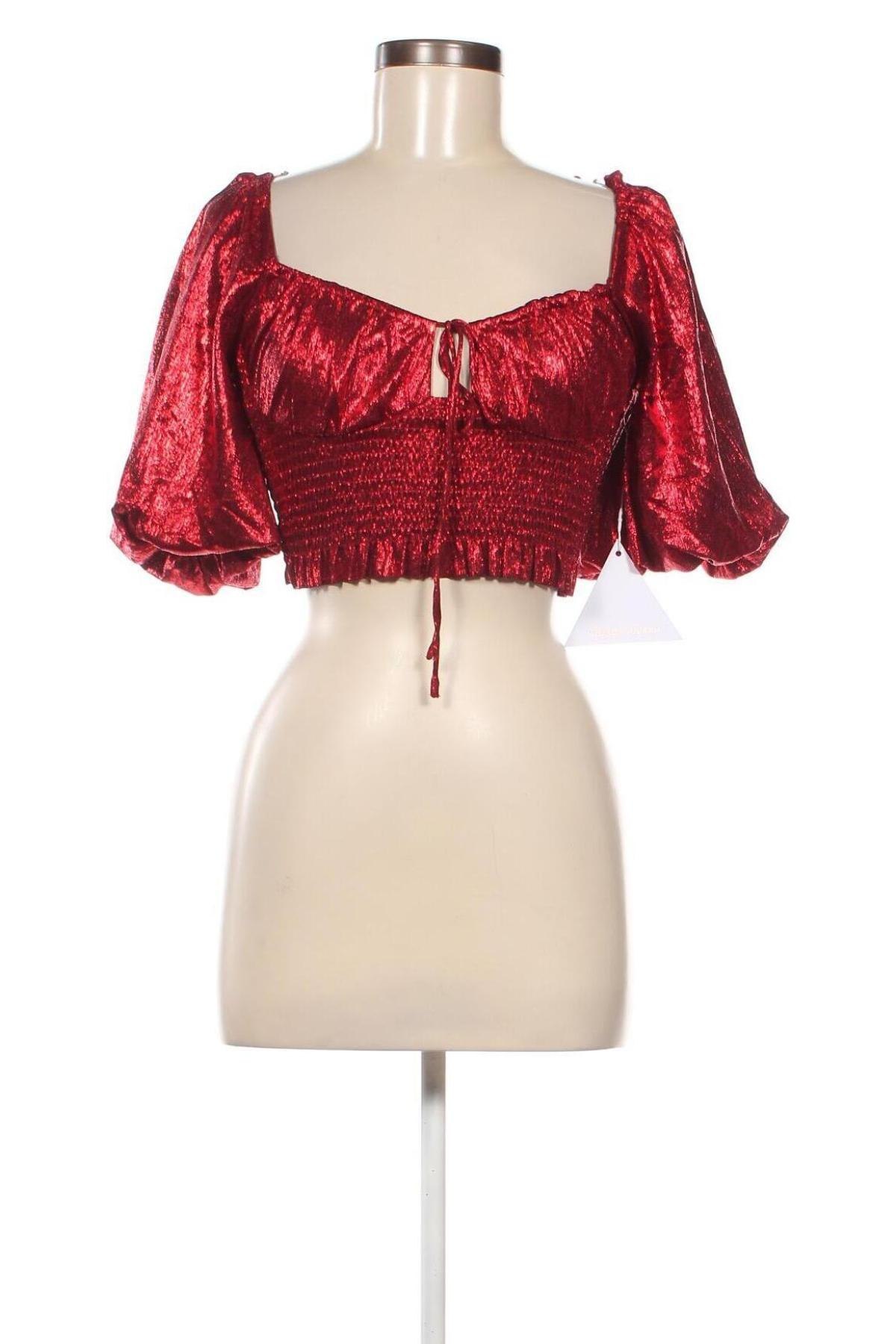 Damen Shirt Love Triangle, Größe M, Farbe Rot, Preis € 5,99