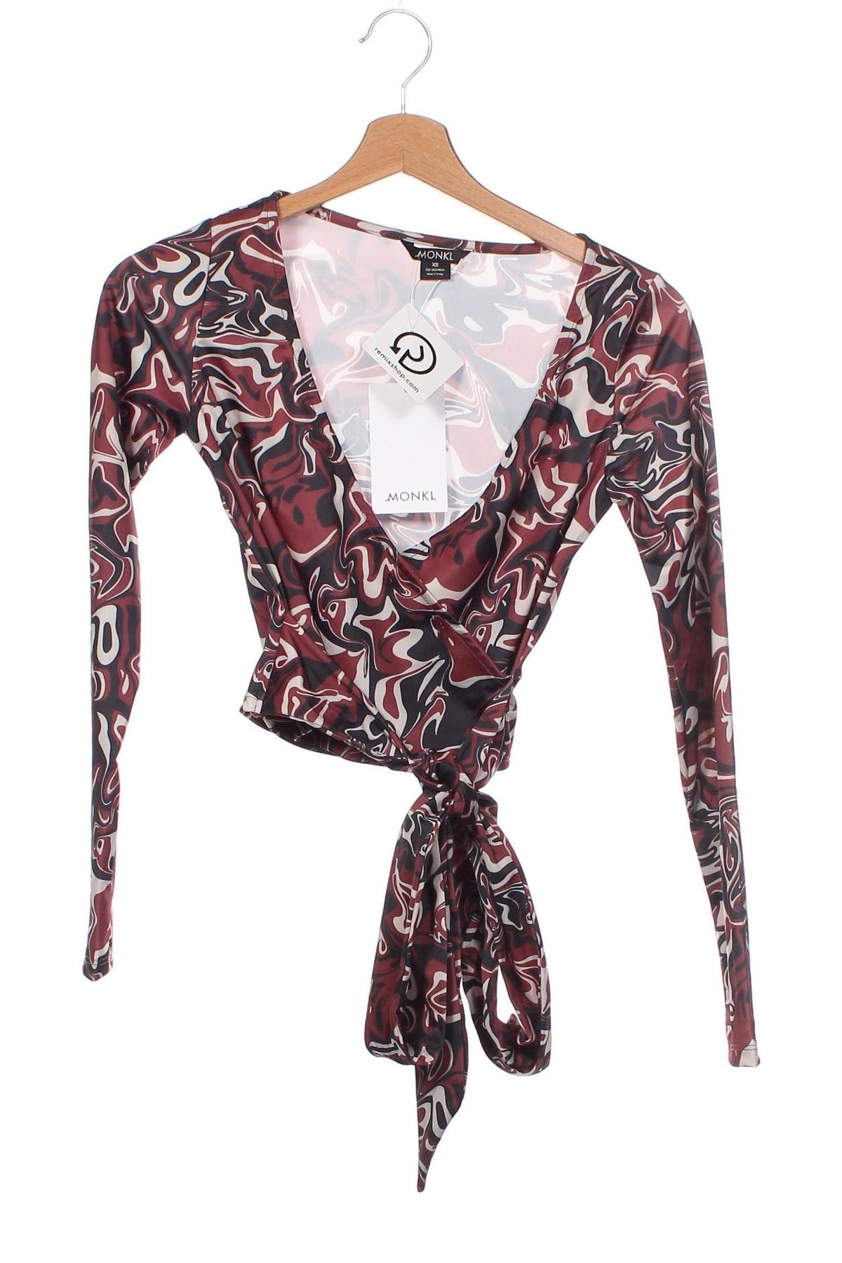 Дамска блуза Monki, Размер XS, Цвят Многоцветен, Цена 5,20 лв.