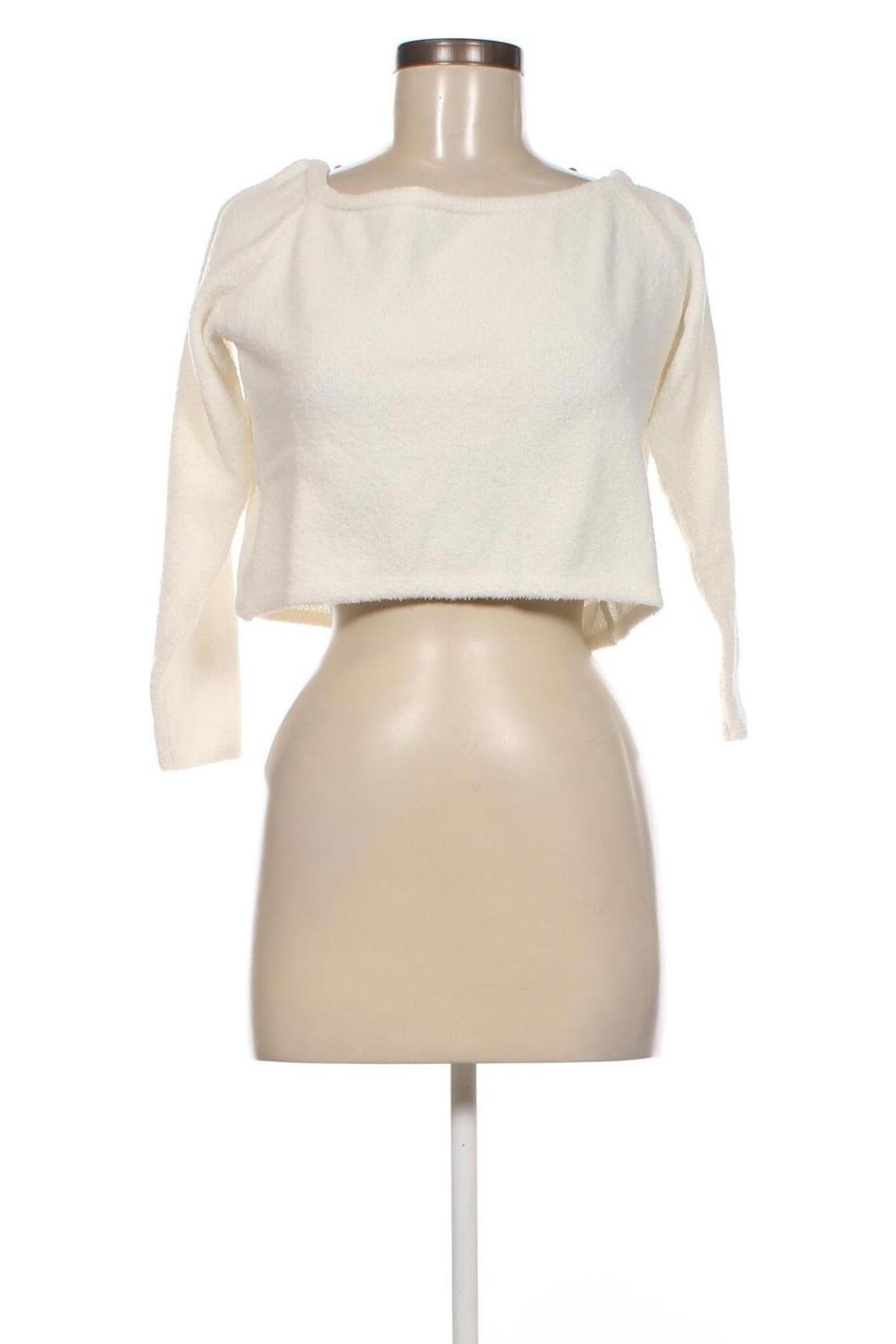 Γυναικεία μπλούζα Monki, Μέγεθος L, Χρώμα Λευκό, Τιμή 5,49 €