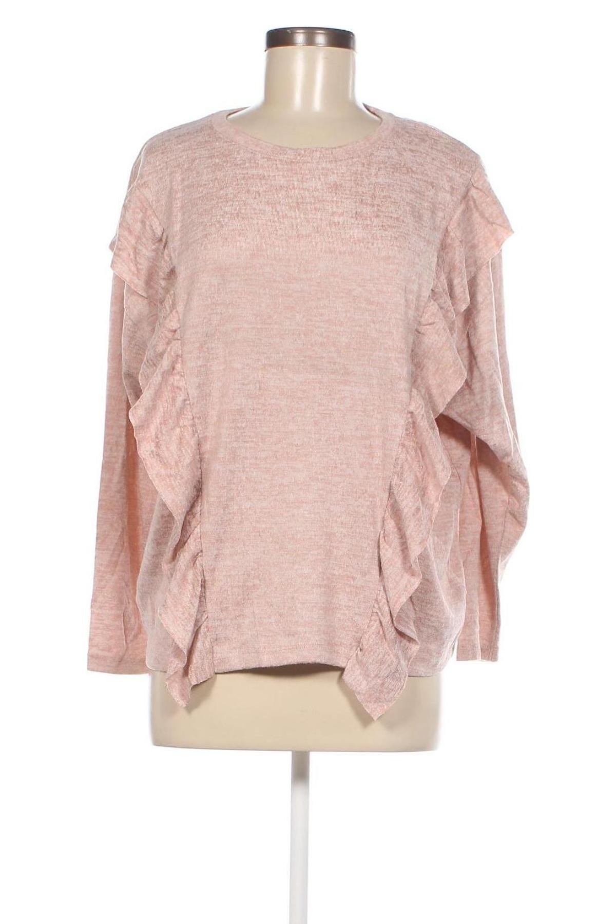 Γυναικεία μπλούζα Moodo, Μέγεθος L, Χρώμα Ρόζ , Τιμή 3,34 €
