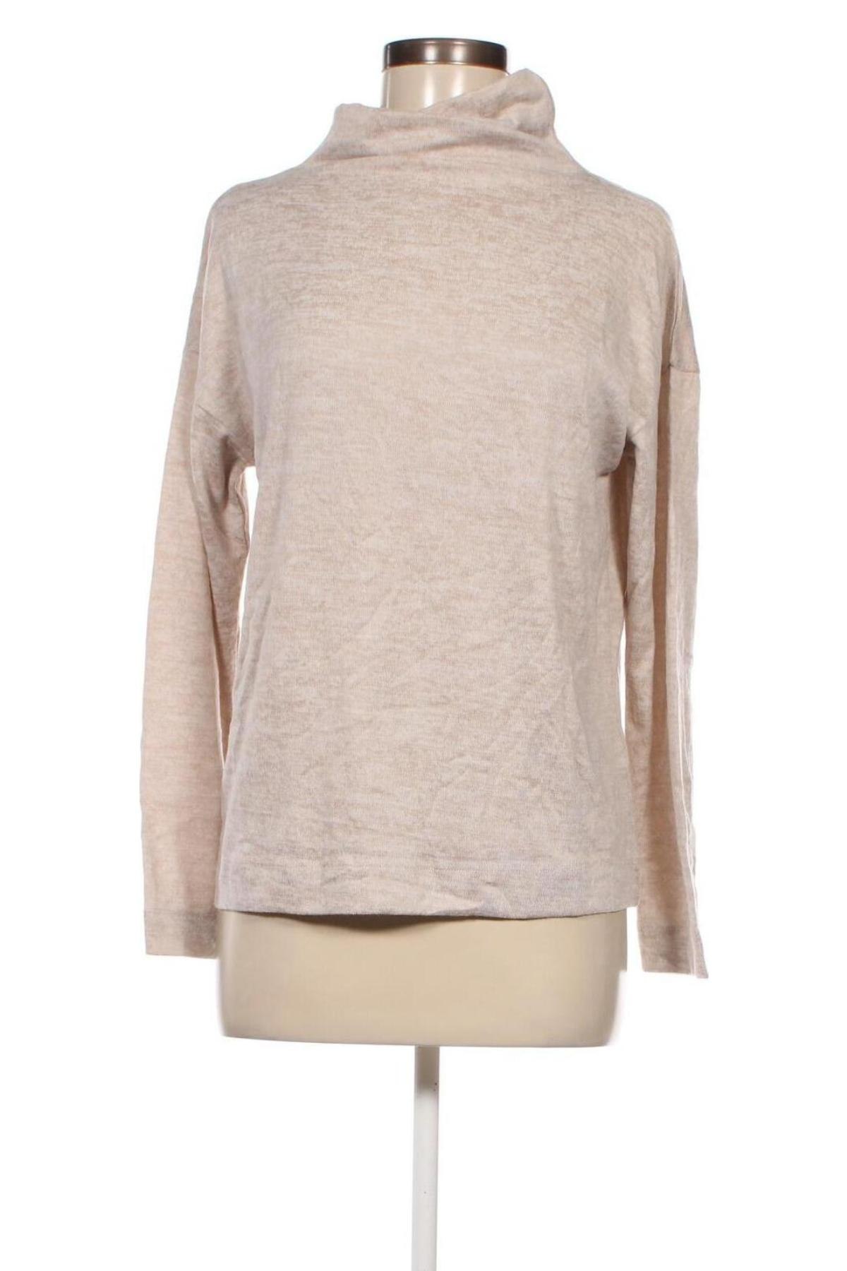Γυναικεία μπλούζα Moodo, Μέγεθος XS, Χρώμα  Μπέζ, Τιμή 3,71 €