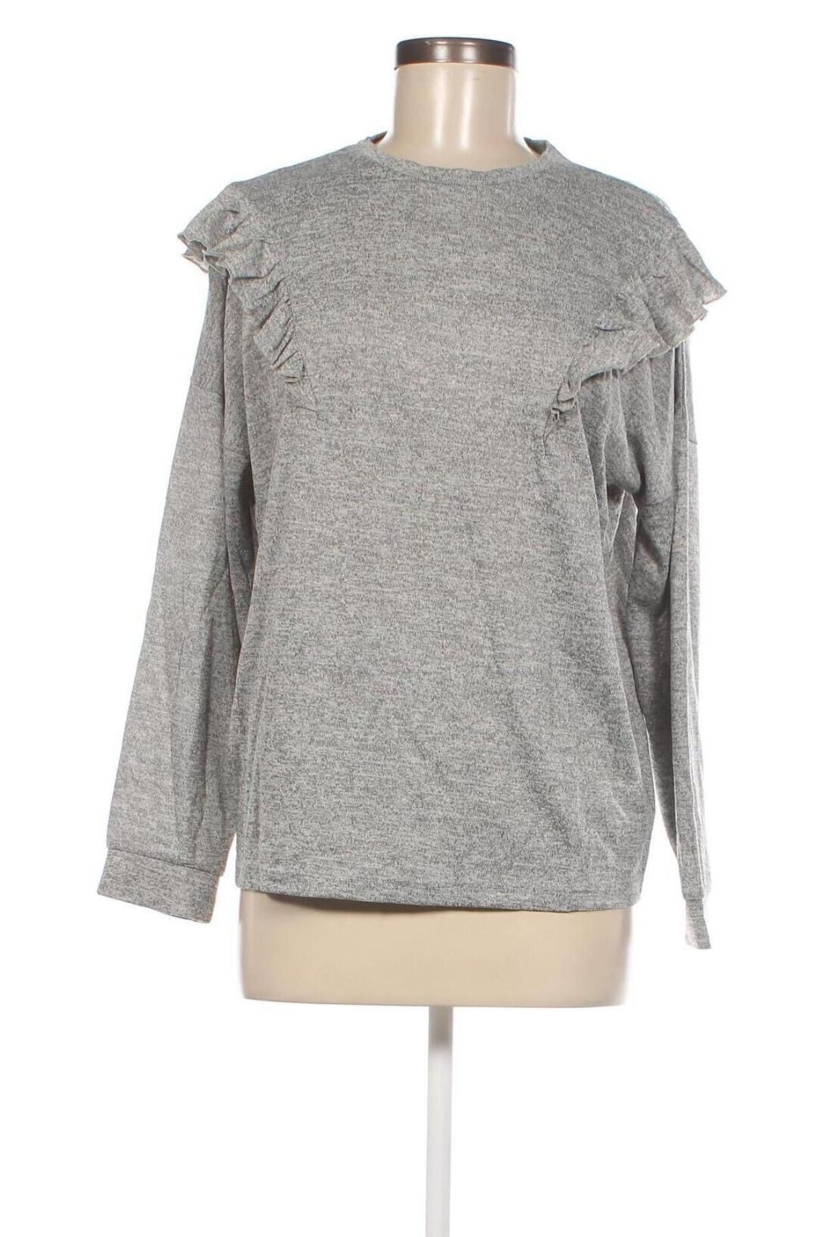 Γυναικεία μπλούζα Moodo, Μέγεθος L, Χρώμα Γκρί, Τιμή 5,94 €