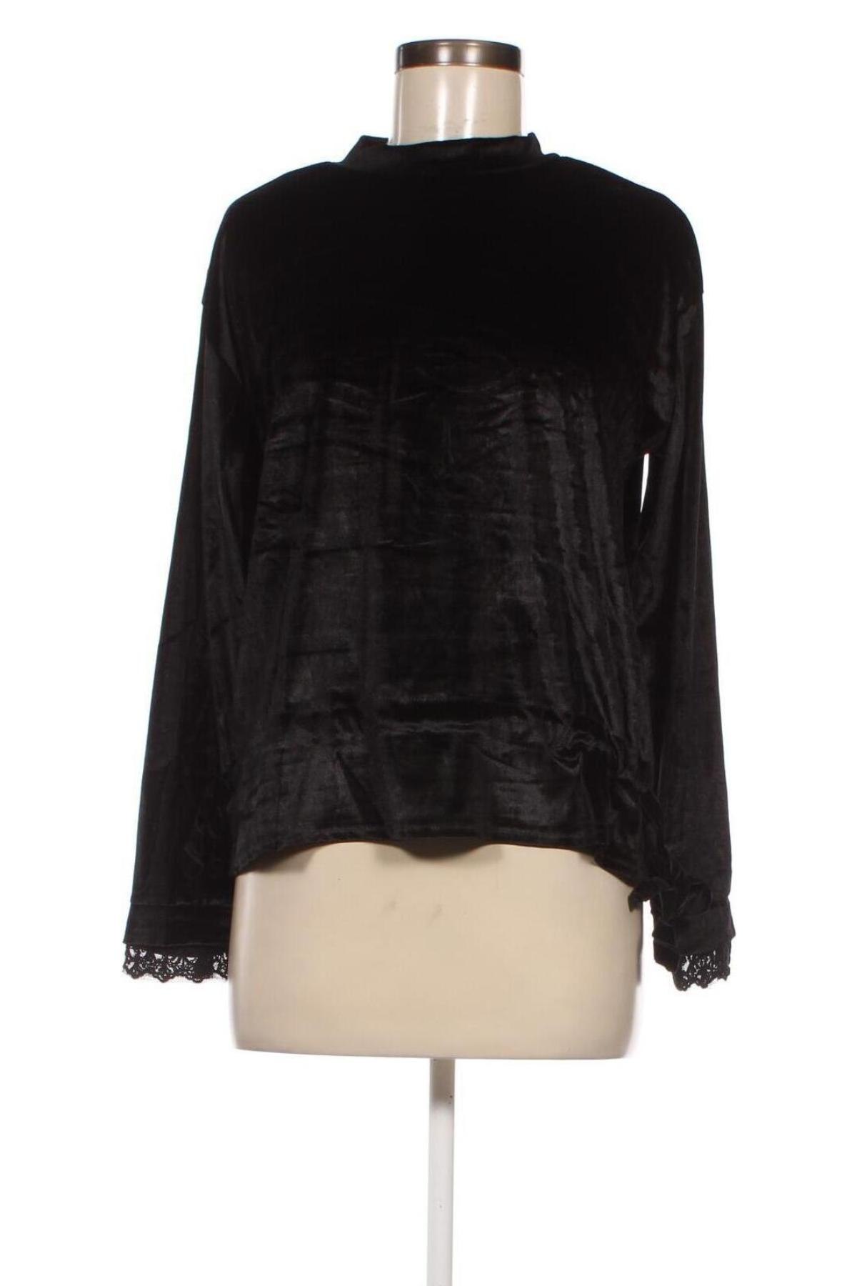 Γυναικεία μπλούζα Moodo, Μέγεθος M, Χρώμα Μαύρο, Τιμή 3,71 €