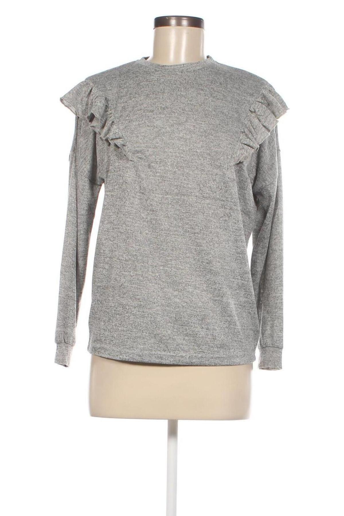 Γυναικεία μπλούζα Moodo, Μέγεθος S, Χρώμα Γκρί, Τιμή 3,34 €