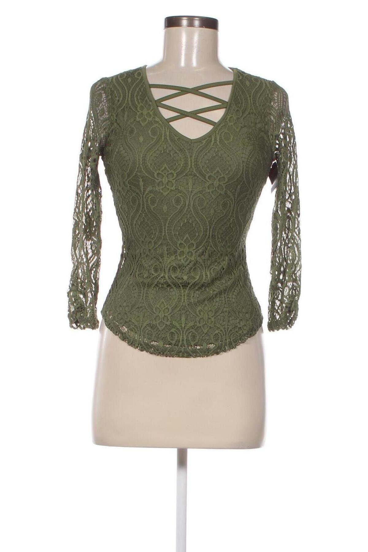 Γυναικεία μπλούζα Nobo, Μέγεθος XS, Χρώμα Πράσινο, Τιμή 36,83 €