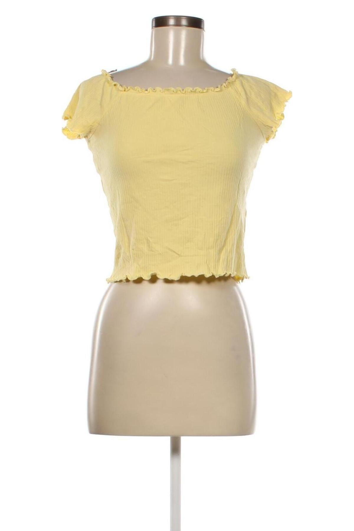 Дамска блуза ONLY, Размер L, Цвят Жълт, Цена 15,00 лв.
