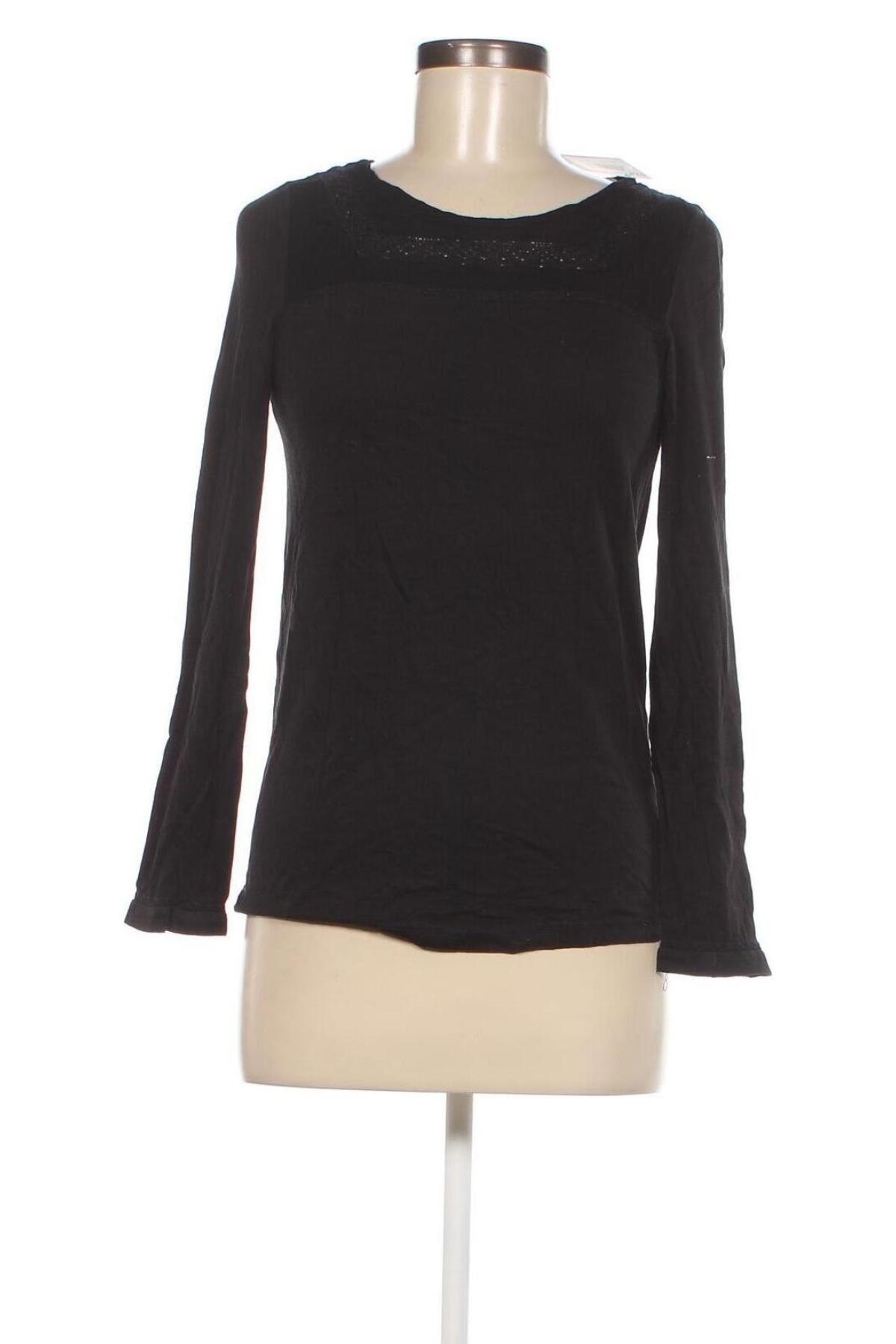 Γυναικεία μπλούζα Promod, Μέγεθος S, Χρώμα Μαύρο, Τιμή 2,38 €