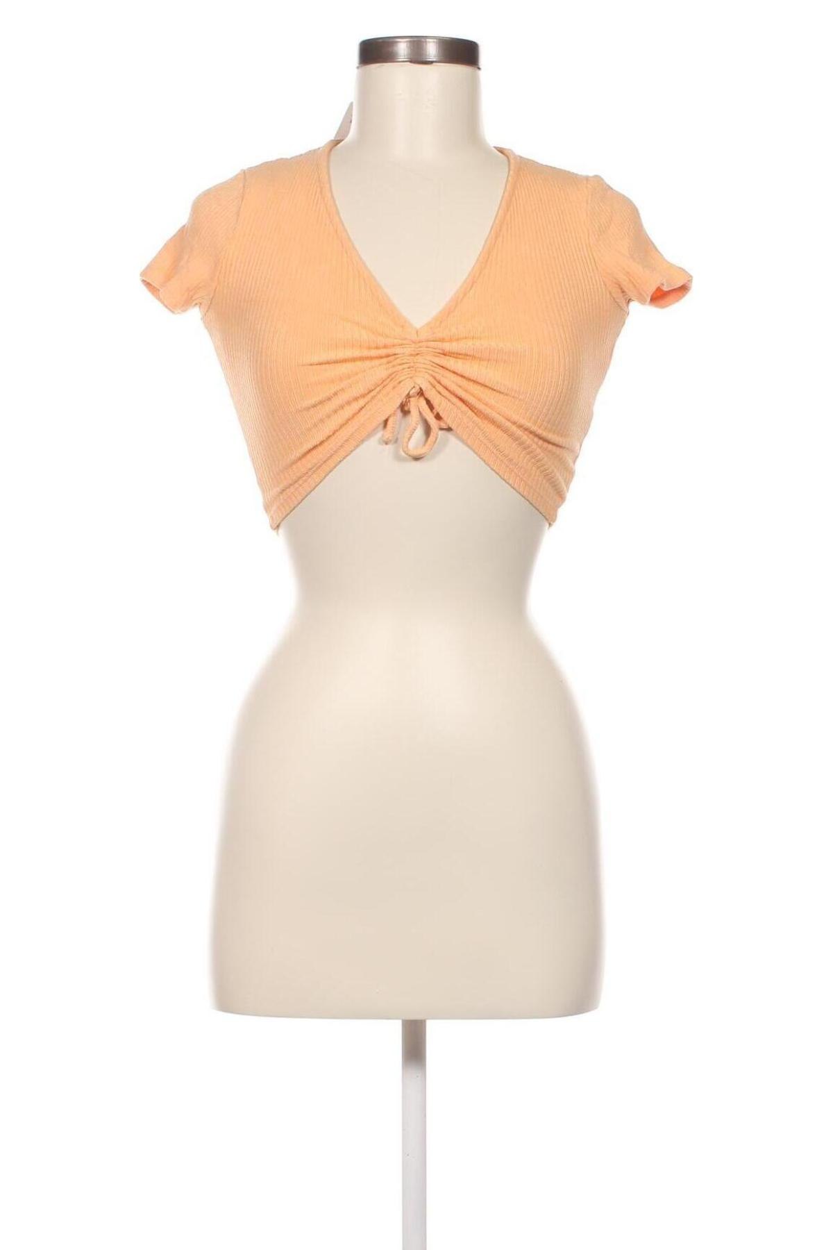Damen Shirt Pull&Bear, Größe S, Farbe Orange, Preis 2,91 €