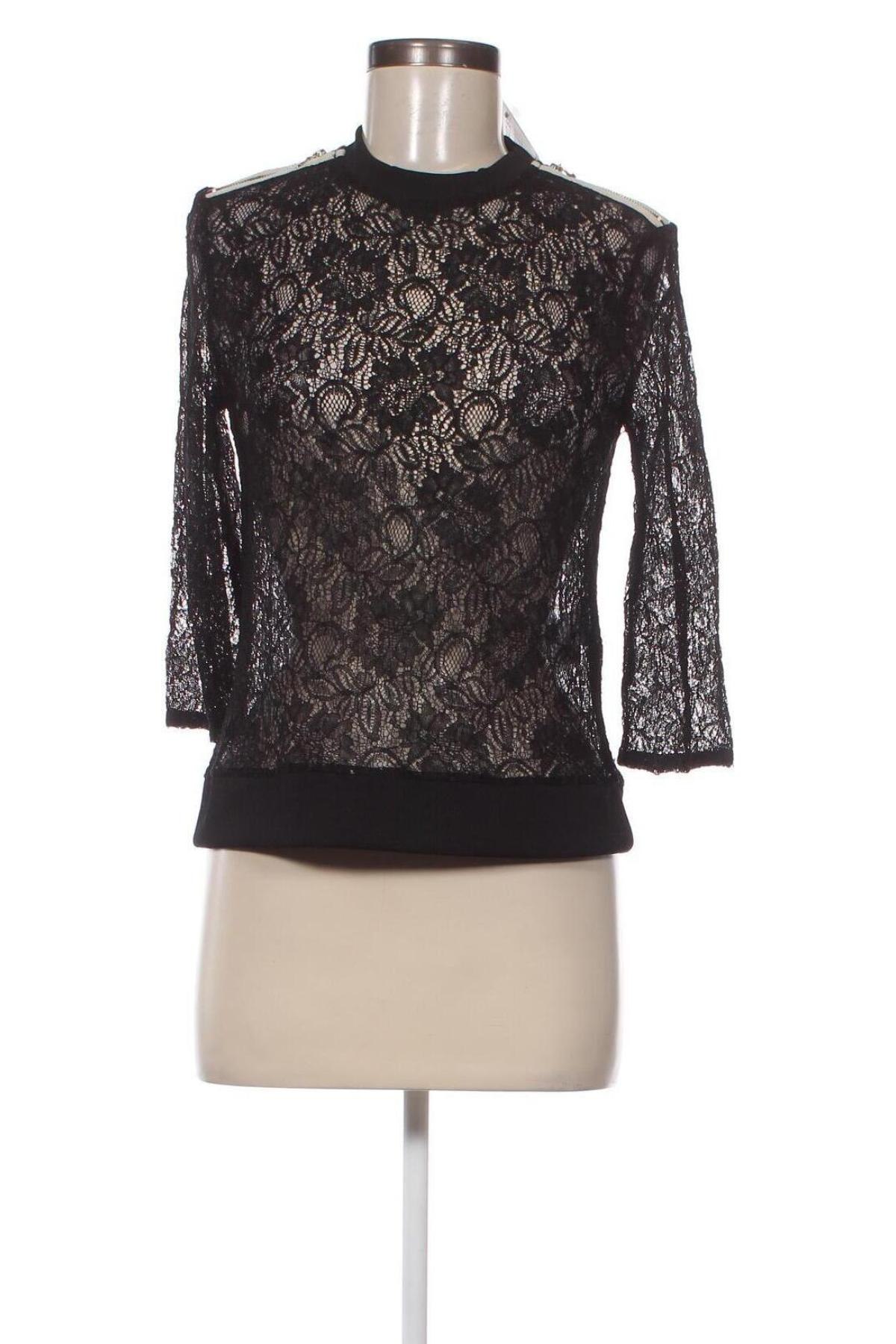 Γυναικεία μπλούζα Saint Tropez, Μέγεθος S, Χρώμα Μαύρο, Τιμή 3,79 €