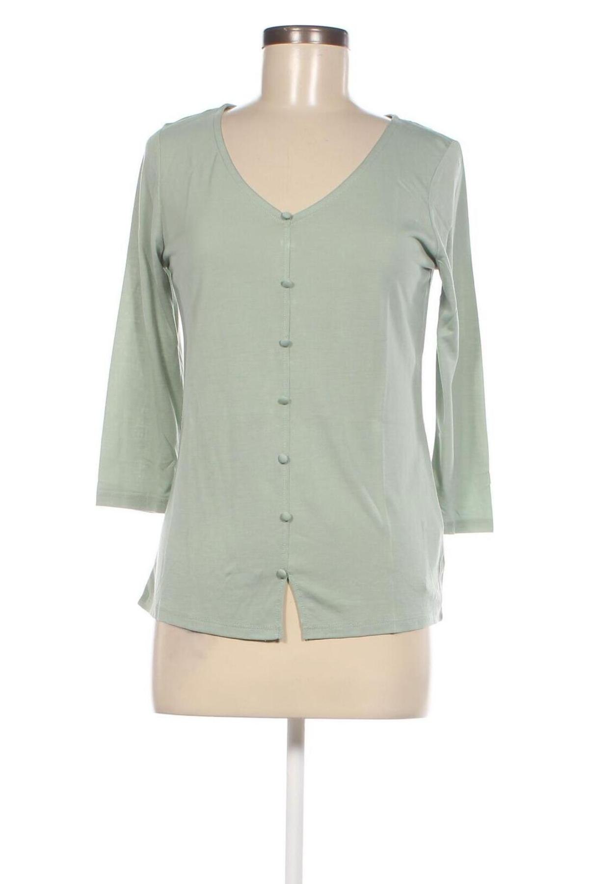 Γυναικεία μπλούζα Vivance, Μέγεθος XXS, Χρώμα Πράσινο, Τιμή 3,52 €