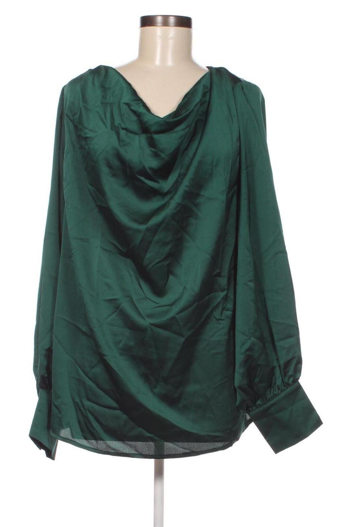 Γυναικεία μπλούζα Zibi London, Μέγεθος XL, Χρώμα Πράσινο, Τιμή 37,11 €