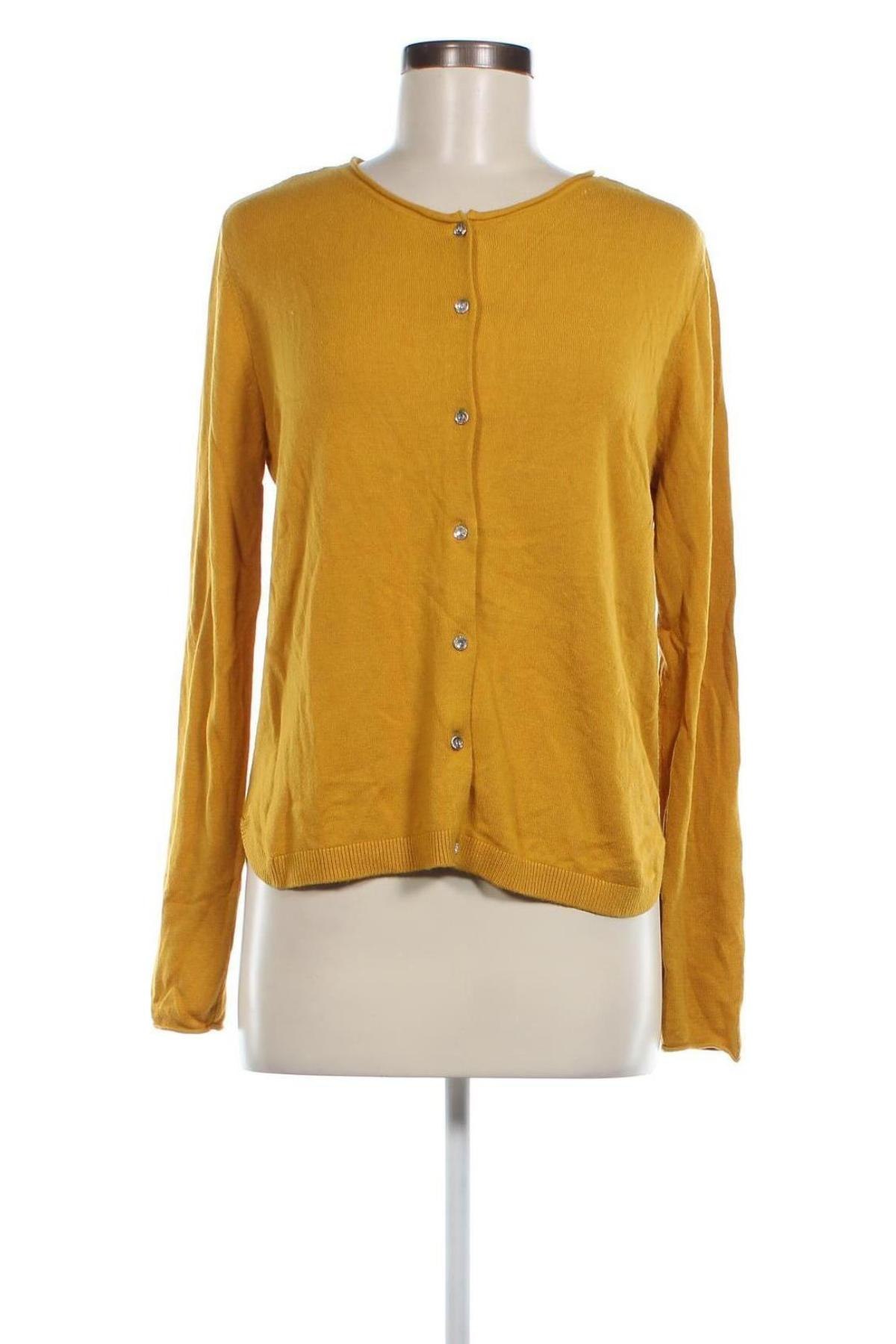 Damen Strickjacke More & More, Größe M, Farbe Gelb, Preis 6,80 €