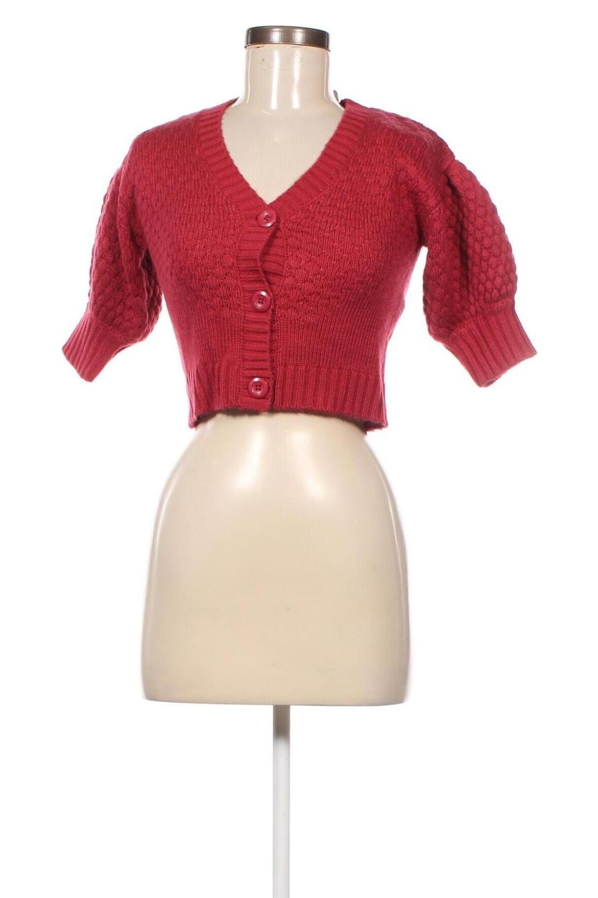 Damen Strickjacke NA-KD, Größe XXS, Farbe Rot, Preis € 5,83