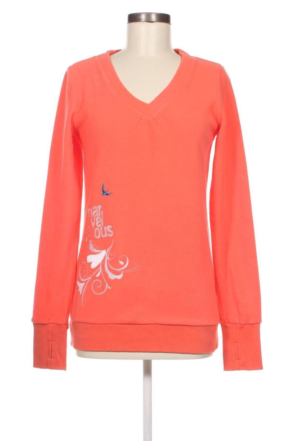 Γυναικεία μπλούζα fleece Vacuum, Μέγεθος M, Χρώμα Πορτοκαλί, Τιμή 3,22 €