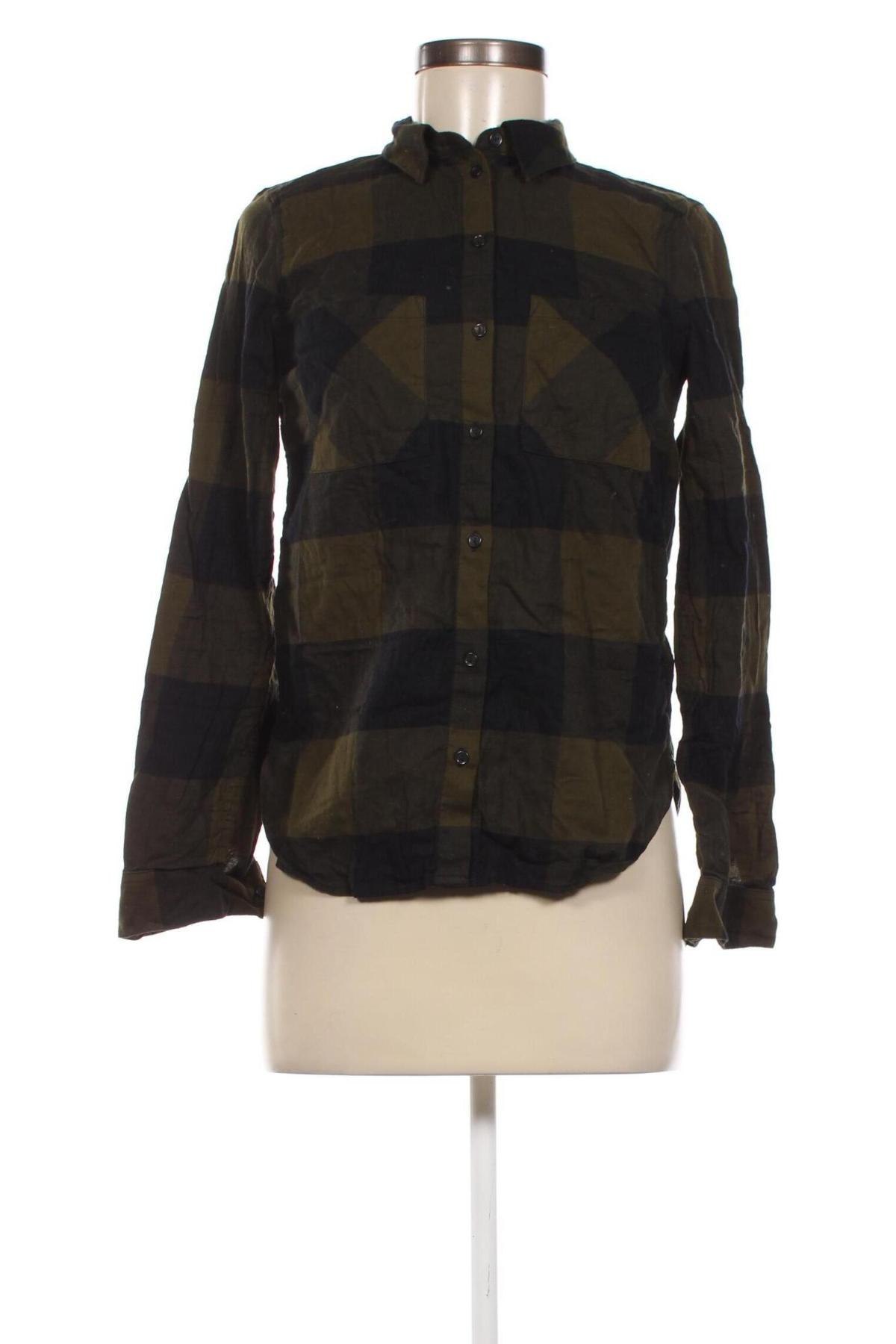 Γυναικείο πουκάμισο H&M Divided, Μέγεθος XS, Χρώμα Πράσινο, Τιμή 3,09 €