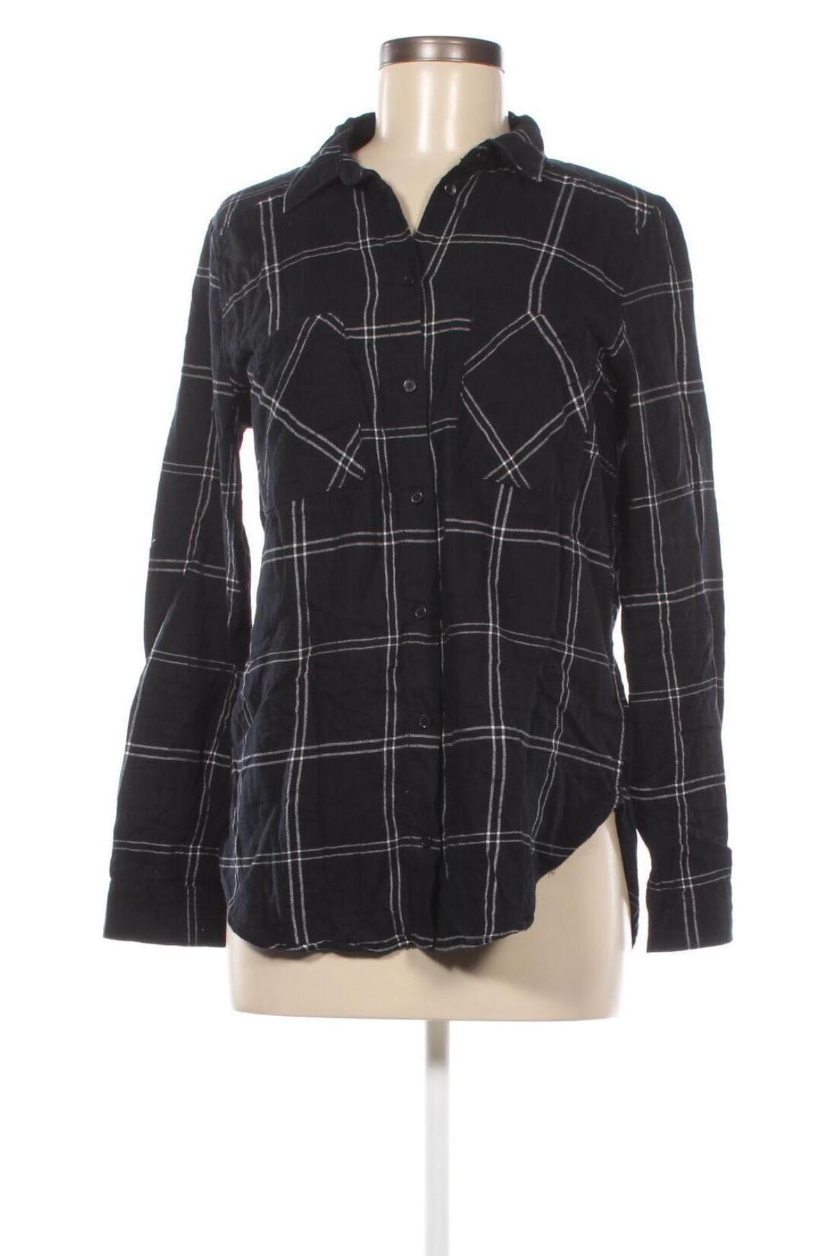 Γυναικείο πουκάμισο H&M Divided, Μέγεθος S, Χρώμα Μαύρο, Τιμή 2,16 €