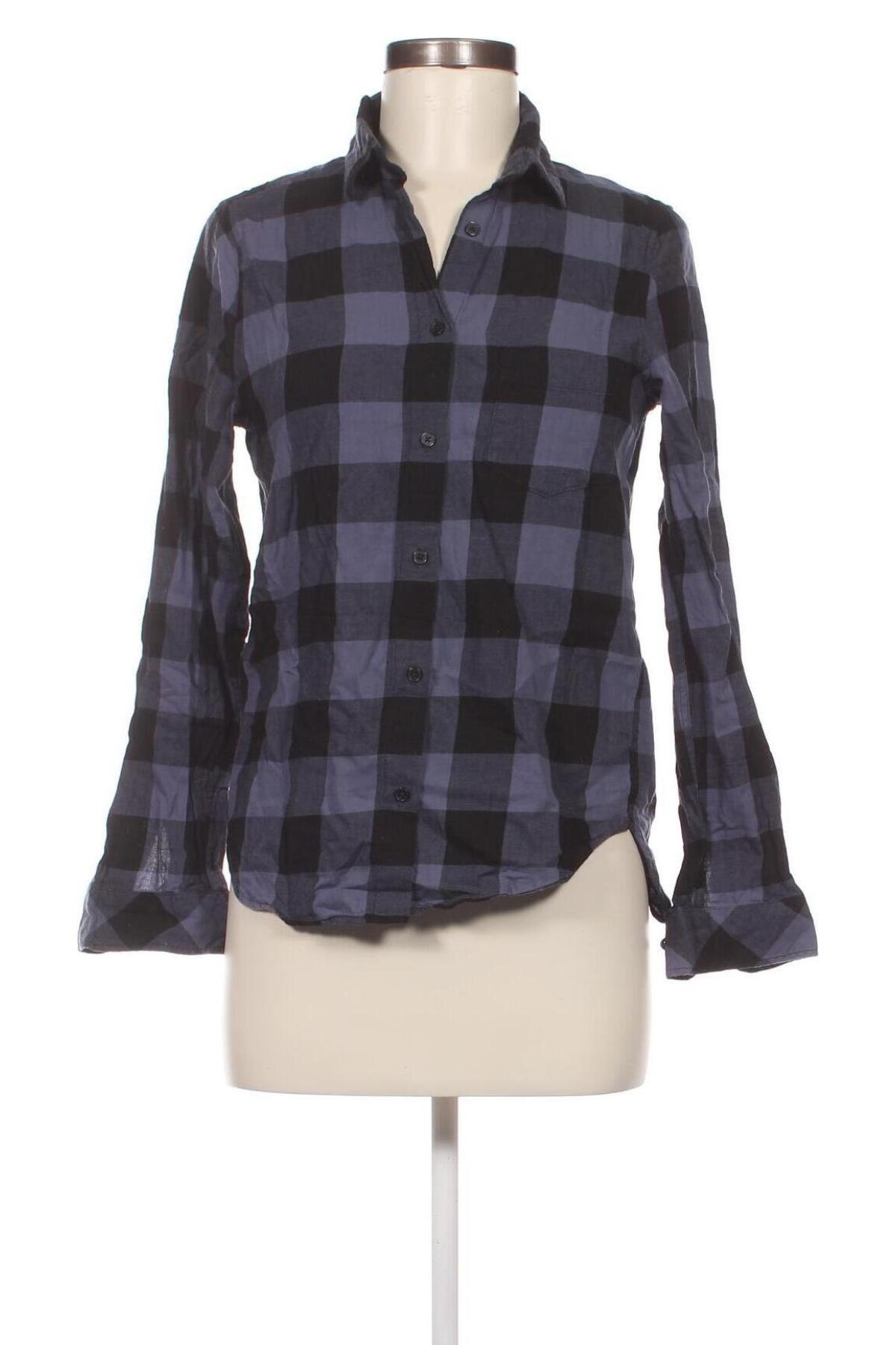 Γυναικείο πουκάμισο H&M L.O.G.G., Μέγεθος XS, Χρώμα Μπλέ, Τιμή 2,78 €