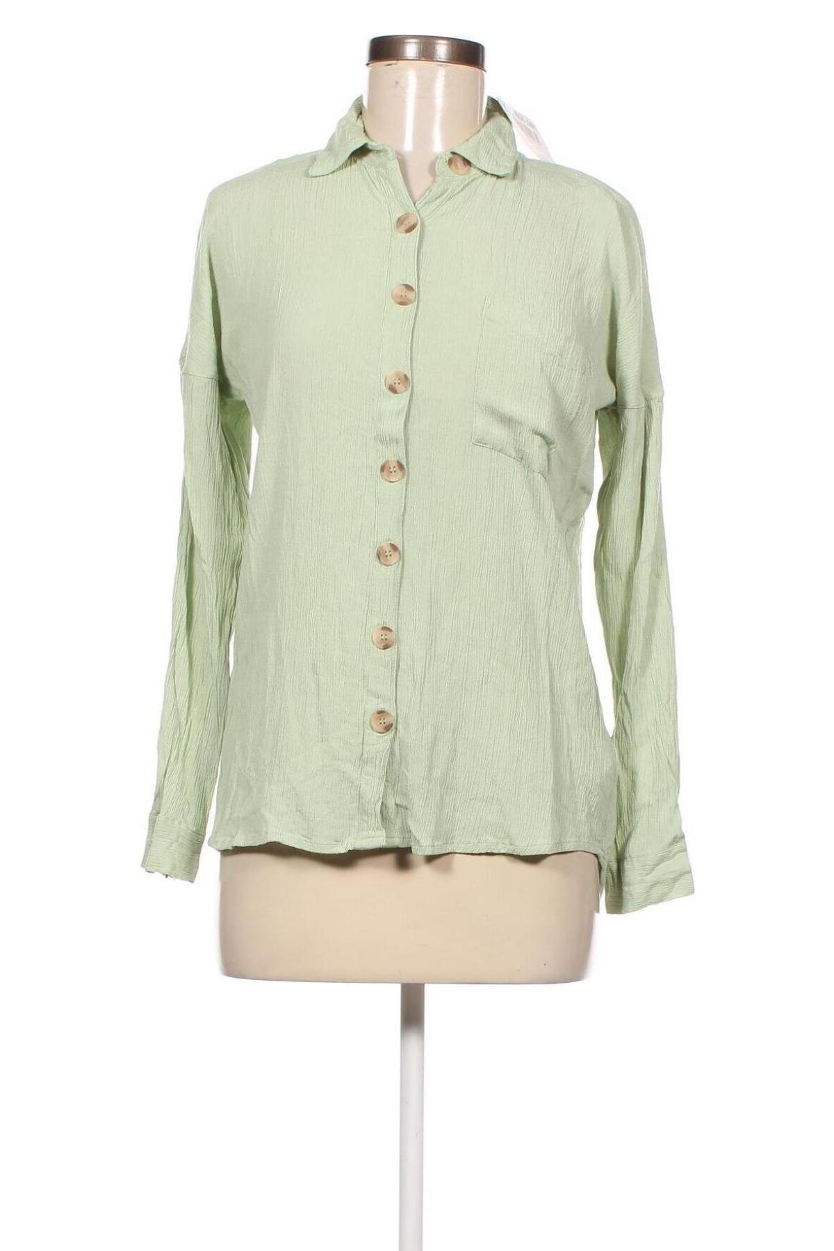 Γυναικείο πουκάμισο Influence, Μέγεθος M, Χρώμα Πράσινο, Τιμή 10,74 €