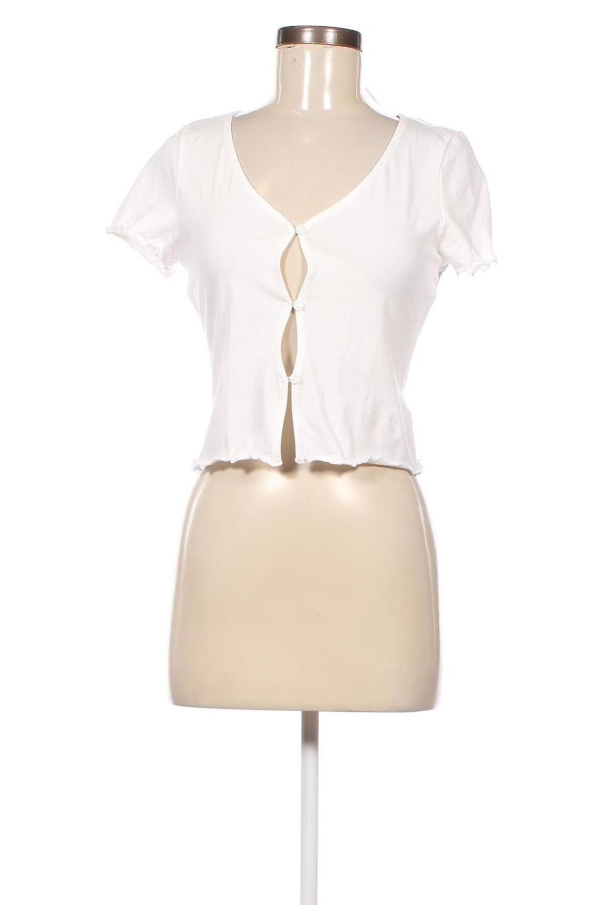 Γυναικείο πουκάμισο Monki, Μέγεθος M, Χρώμα Λευκό, Τιμή 9,85 €